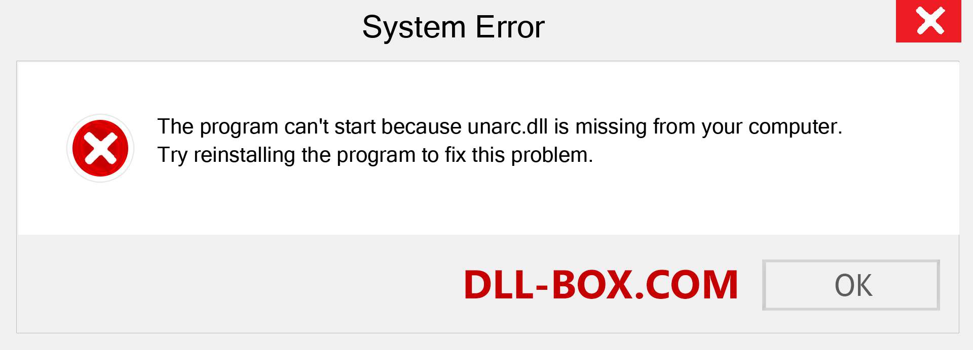 unarc.dll file is missing?. Download for Windows 7, 8, 10 - Fix  unarc dll Missing Error on Windows, photos, images